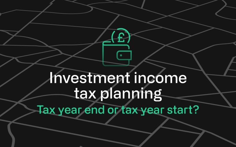 Investment income tax planning title image