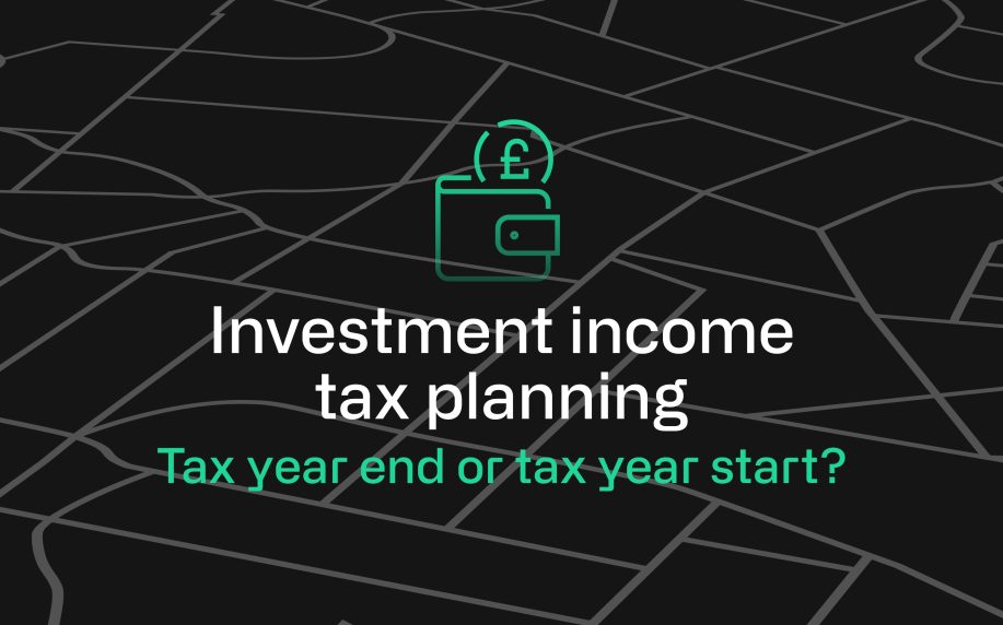 Investment income tax planning title image