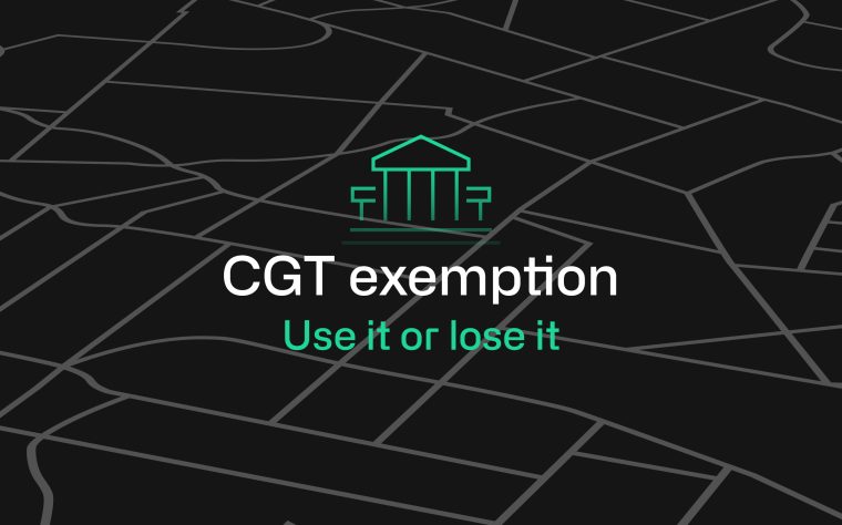 CGT exemption title