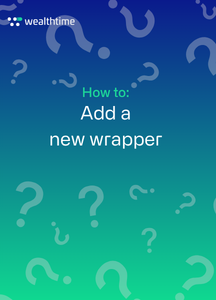 How to Add a new wrapper - Title